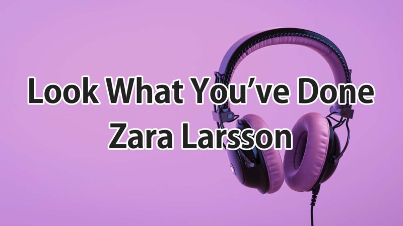 Look What You Ve Done Zara Larsson ザラ ラーソン の歌詞和訳や意味を考察